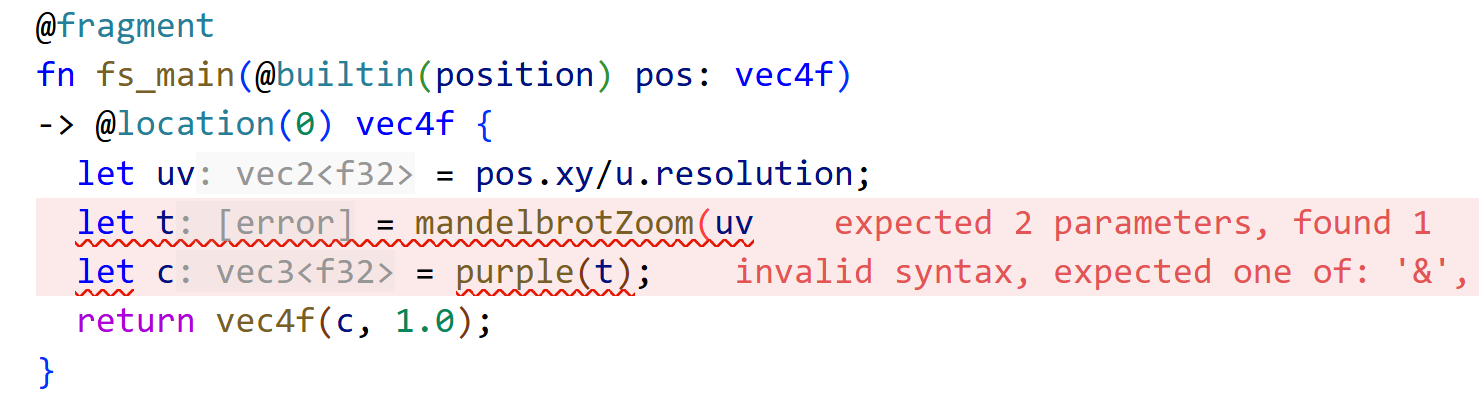 Error reporting demo